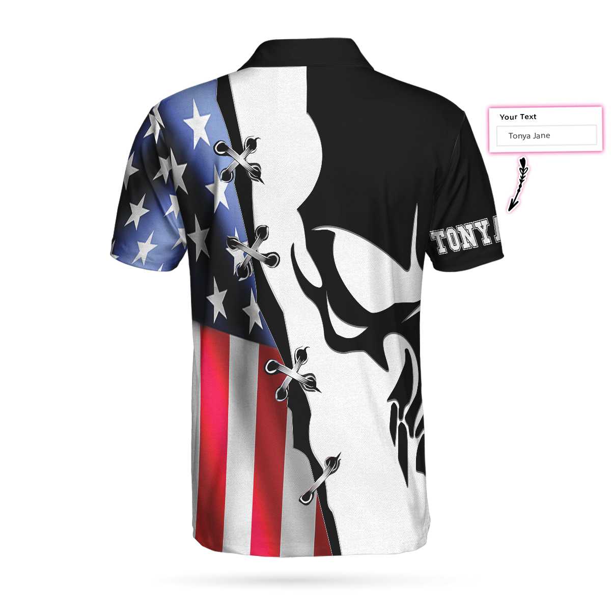 Personalized American Flag Billiards Men Polo Shirt, Hillbilly Hustlers Custom Polo Shirt, Best Gift For Billiards Lovers