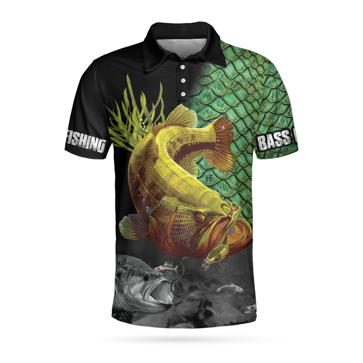 Fishing Men Polo Shirt, I Love It When She Bends Over Polo Shirt, Bass Fishing Polo Shirt, Funny Fishing Shirt For Men