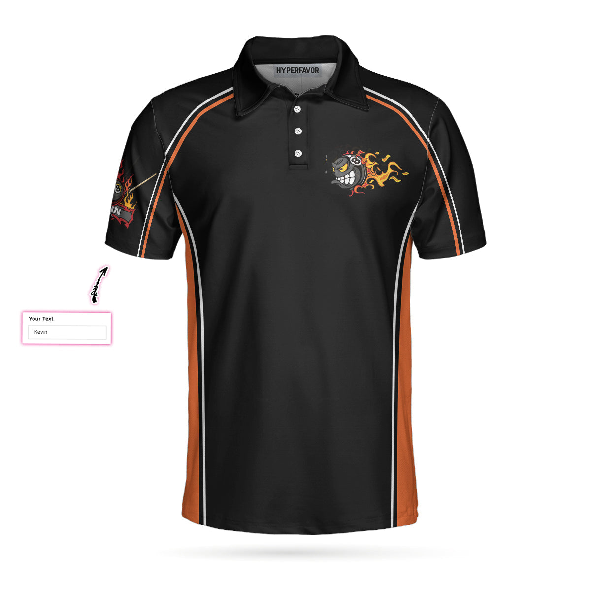 Billiards Custom Men Polo Shirt, Personalized Billiards Shirt, I'm Here To Break Your Balls Men Polo Shirt, Best Gift  For Men
