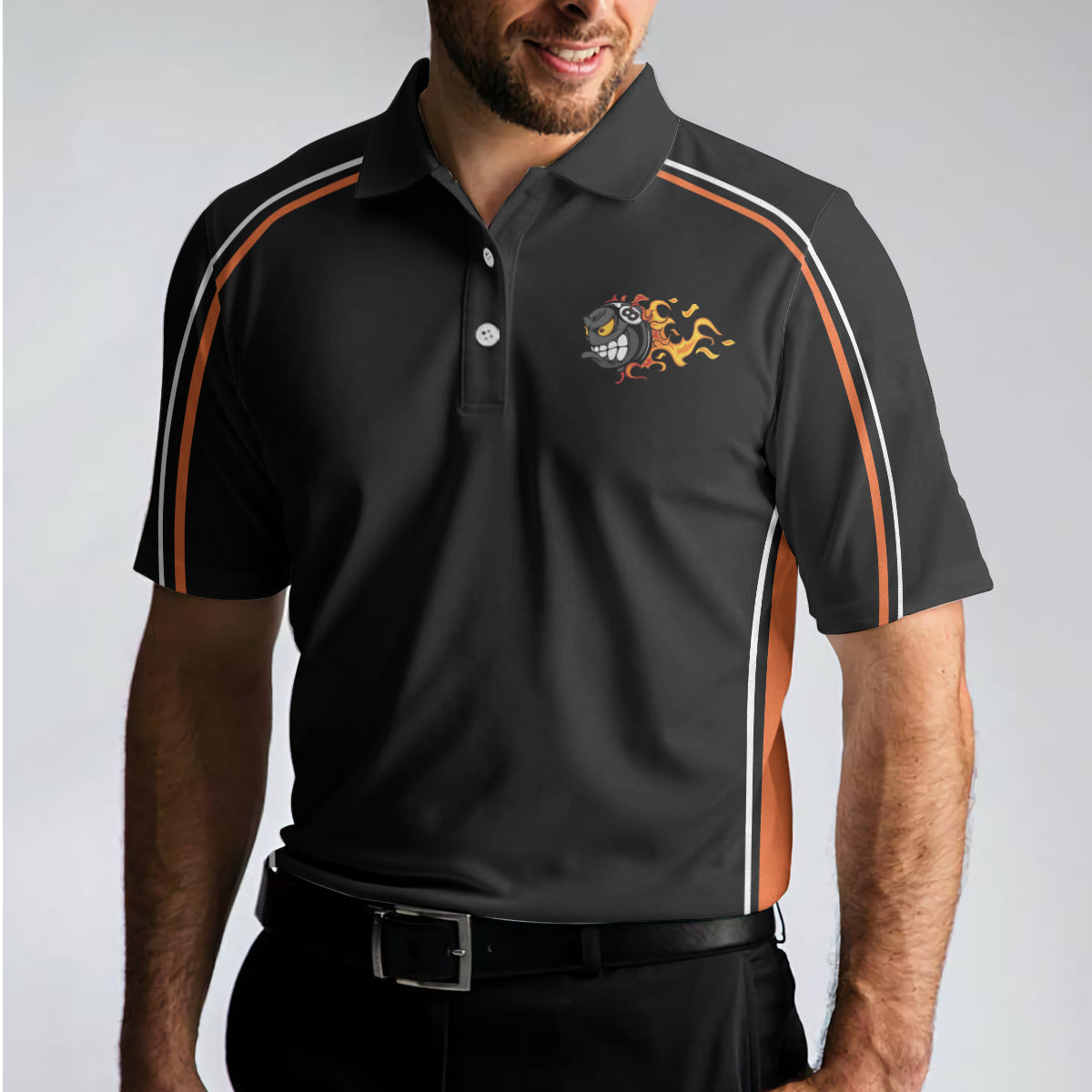 Billiards Custom Men Polo Shirt, Personalized Billiards Shirt, I'm Here To Break Your Balls Men Polo Shirt, Best Gift  For Men