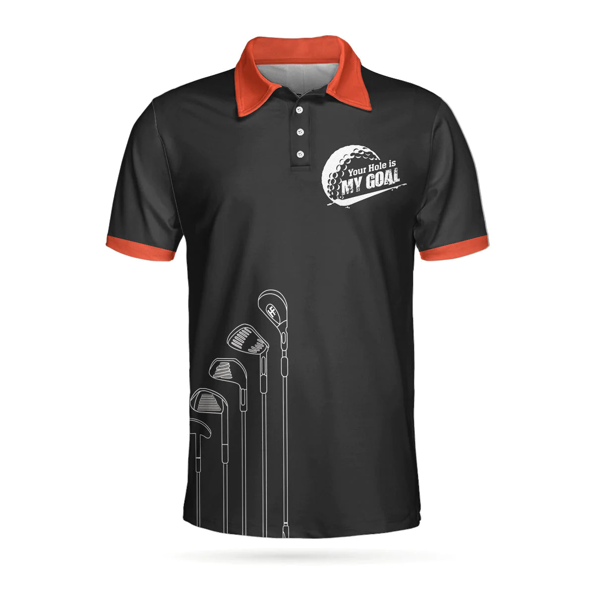 Life Is Full Of Important Choices Golf Clubs Polo Shirt, Your Hole Is My Goal Polo Shirt, Best Golf Shirt For Men