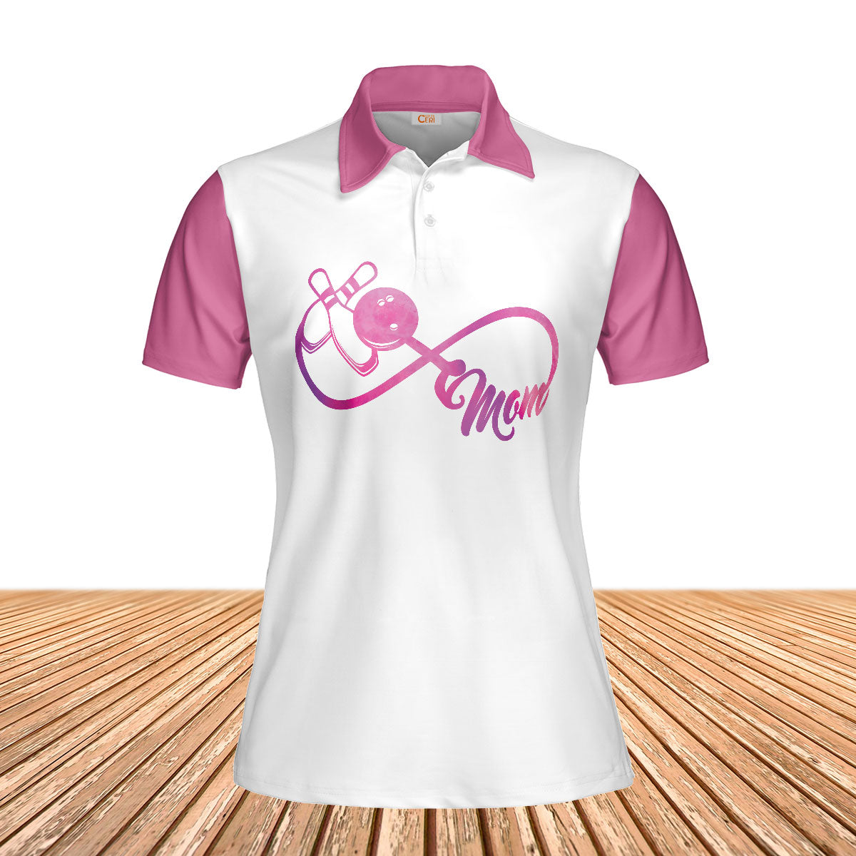 Personalized Mom Bowling Women Polo Shirt, Queen Of The Lanes Custom Short Sleeve Shirt For Female