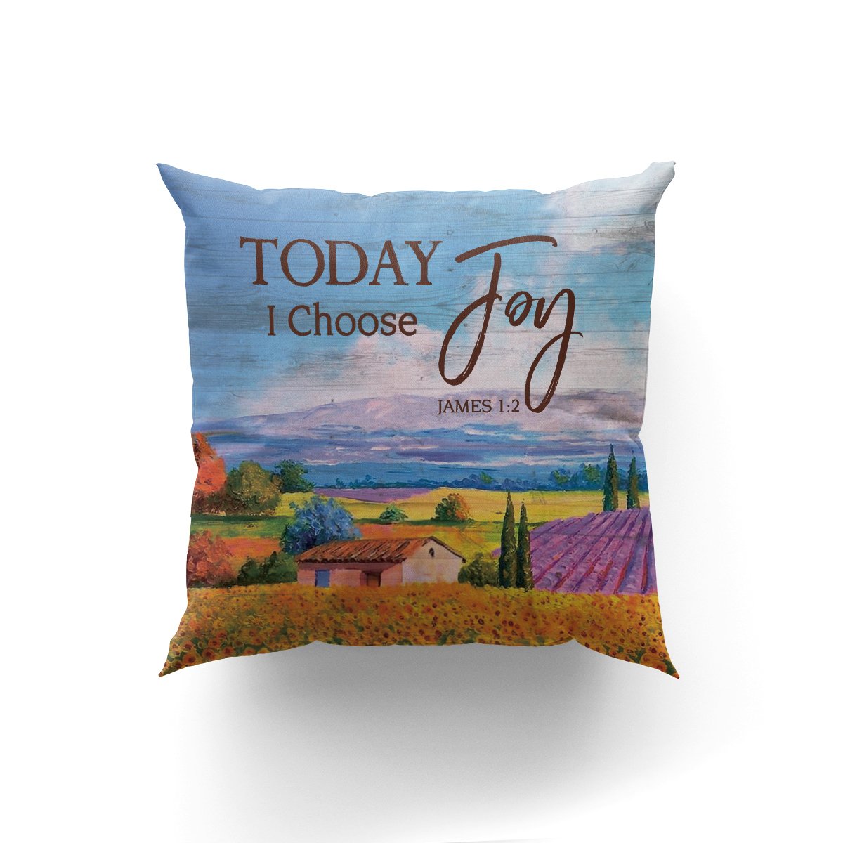 Bible Verse Pillow - Jesus Pillow- Gift For Christian - Today I Choose Joy