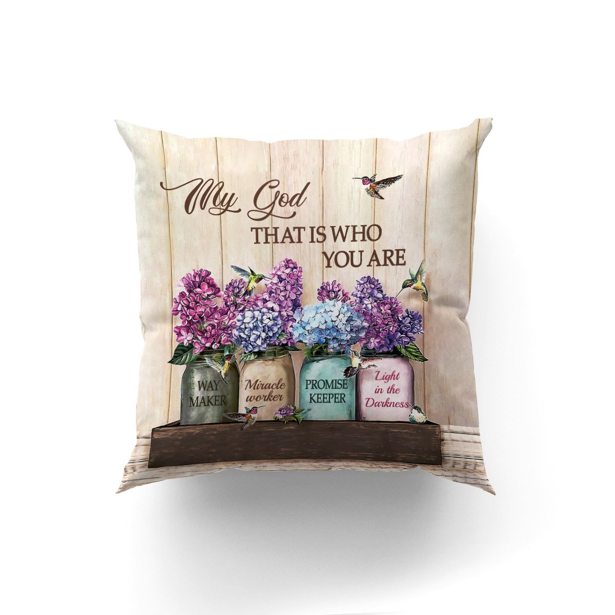 Bible Verse Pillow - Scripture Pillow - God Pillow - My God That Is Who You Are - Meaningful Pillow