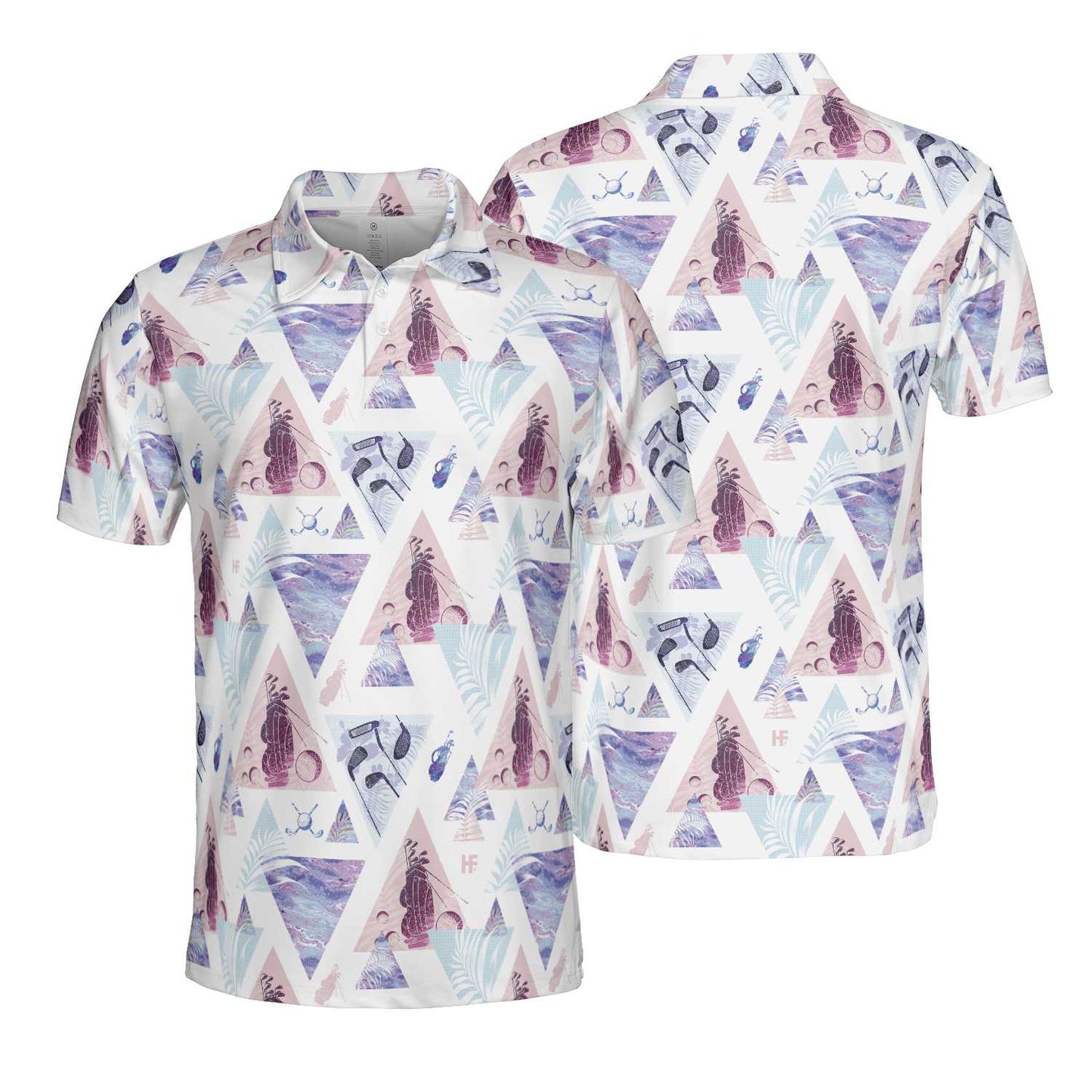 Steve Longtin Short Sleeve Men Polo Shirt, Seamless Pattern Men Polo Shirt - Perfect Gift For Men, Golfers