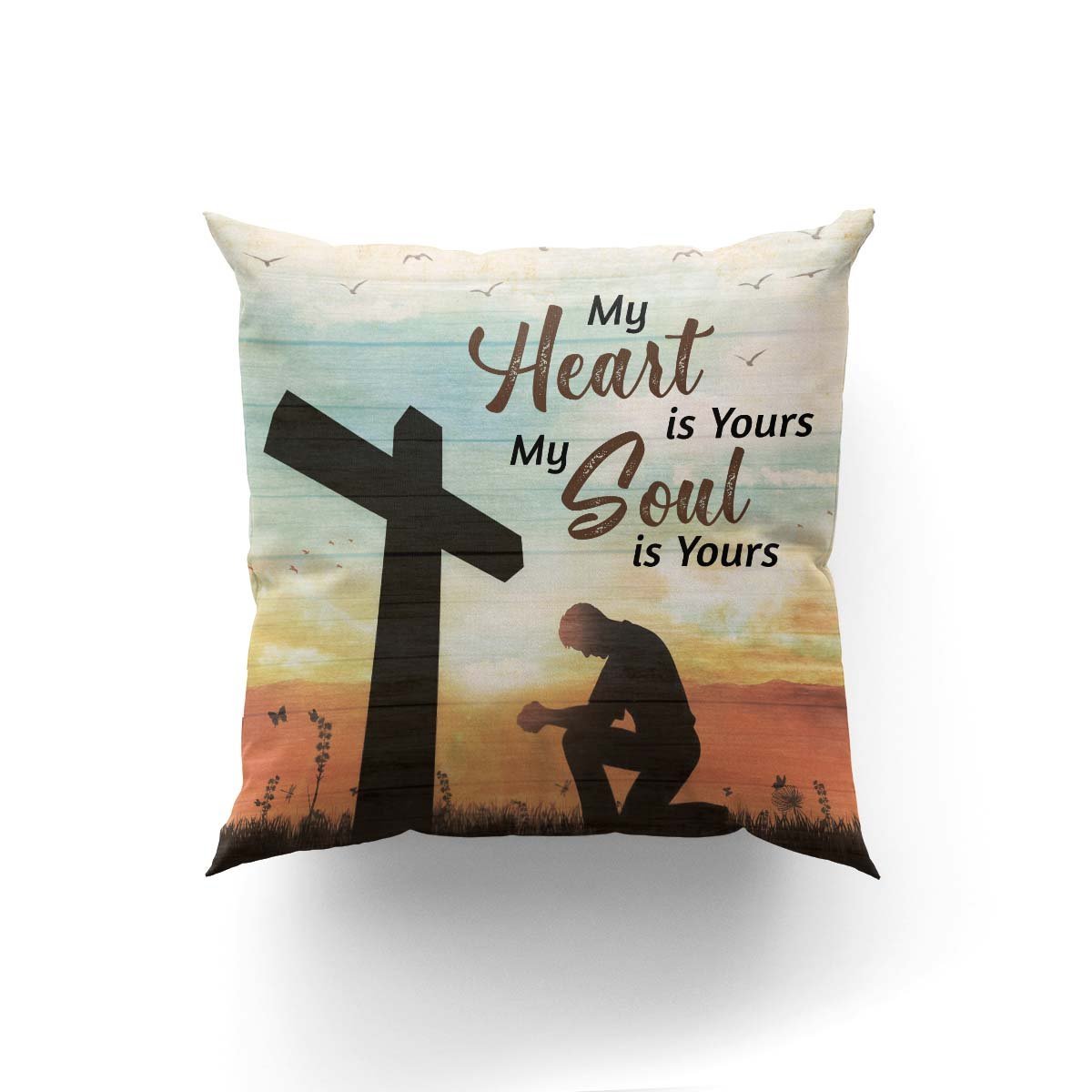 Bible Verse Pillow - Scripture Pillow - God Pillow - Special Cross Pillow - I Belong To God