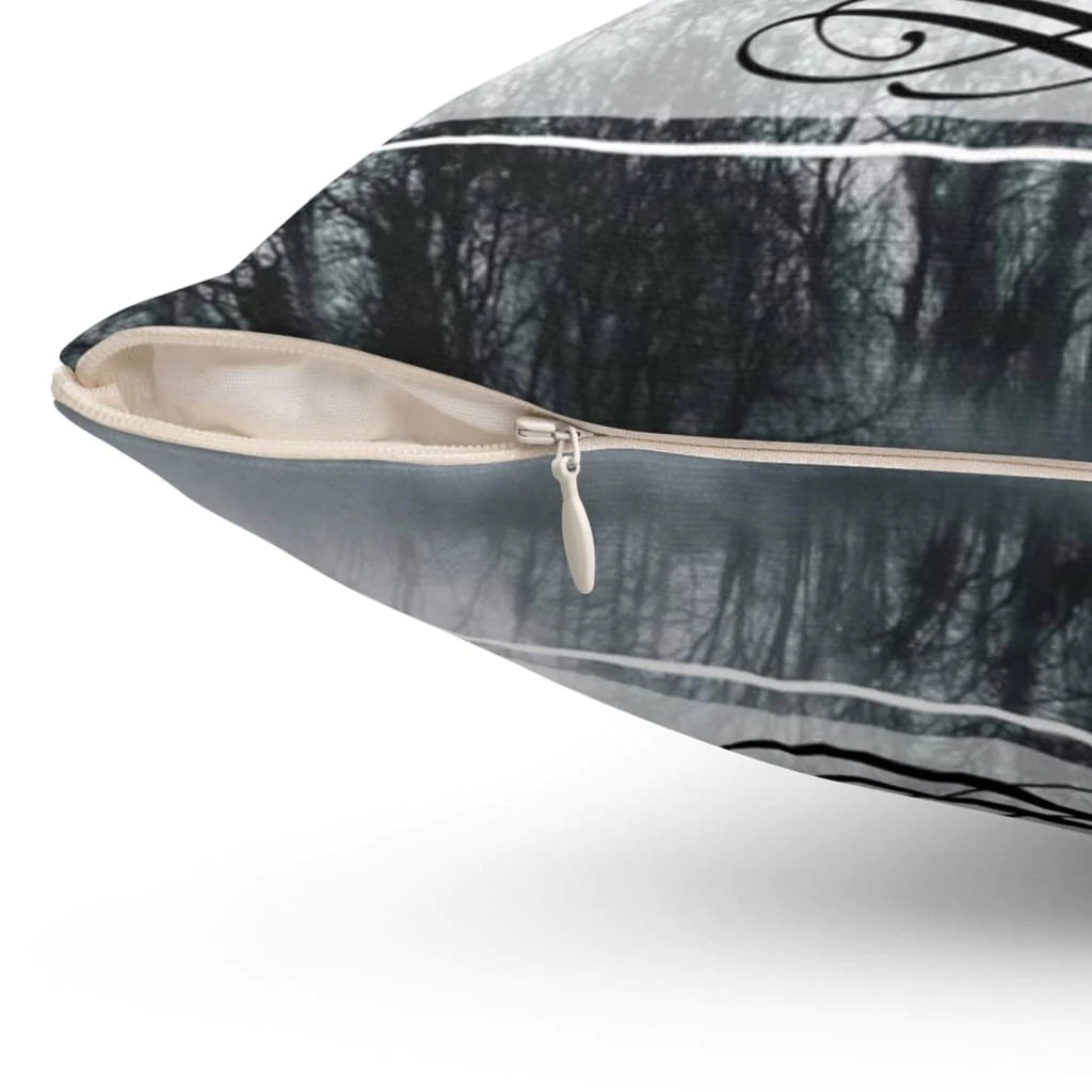 Jesus Pillow - Forest Pillow - Gift For Christian Pillow - A thousand times I've failed still your mercy remains Pillow