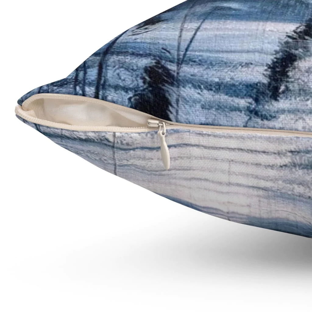 Jesus Pillow - Moutain, Cross Pillow - Gift For Christian - At my darkest God is my light Pillow