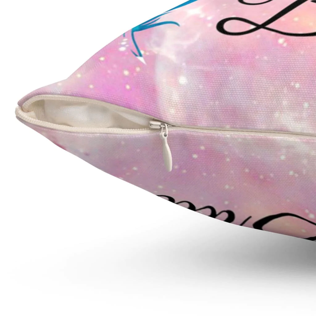 Jesus Pillow - Be brave Feather Christian pillow