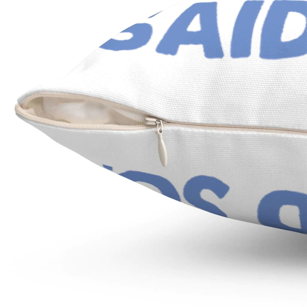 Jesus Pillow - Be nice Jesus said so Christian pillow