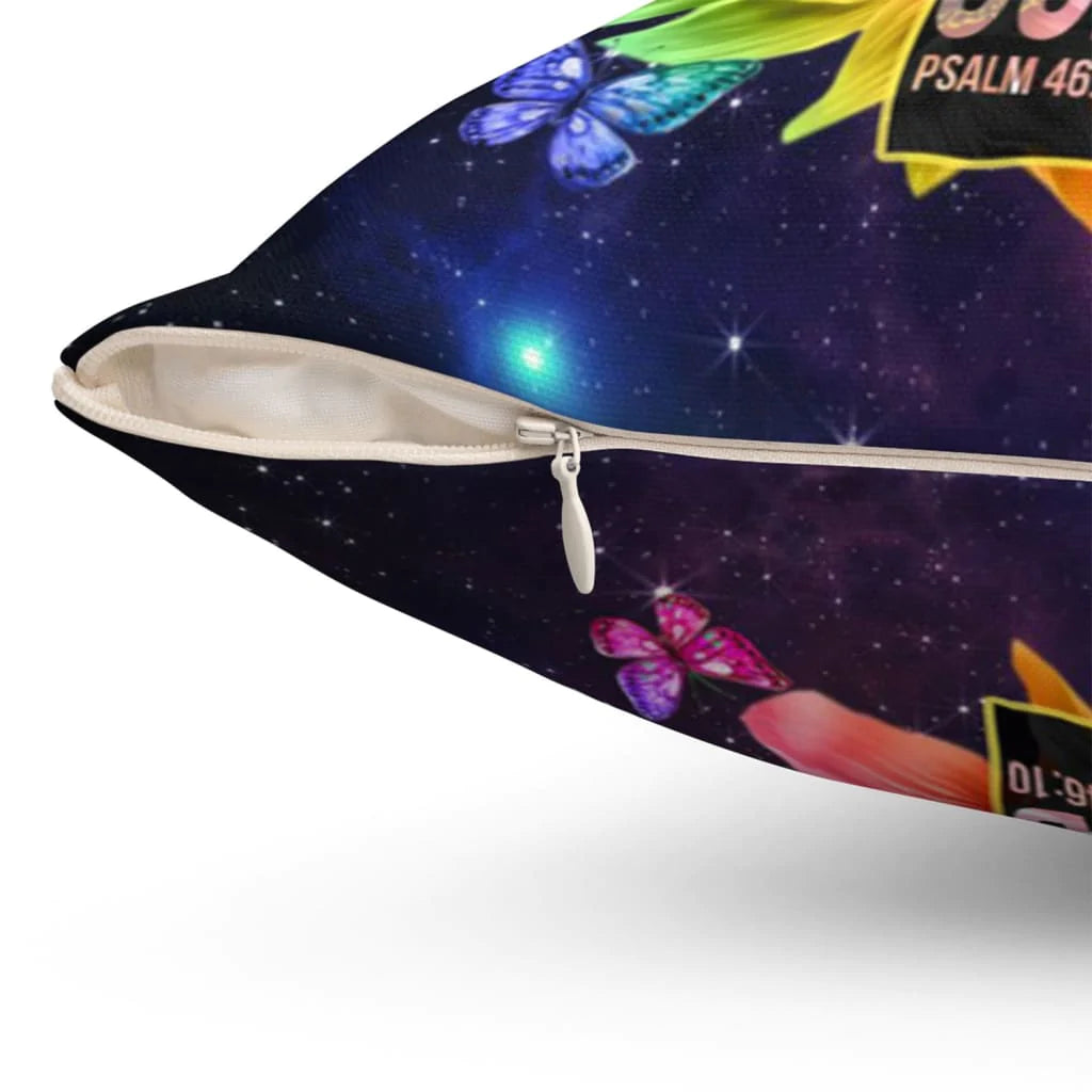 Jesus Pillow - Be still and know that I am God throw pillow, Christian pillows