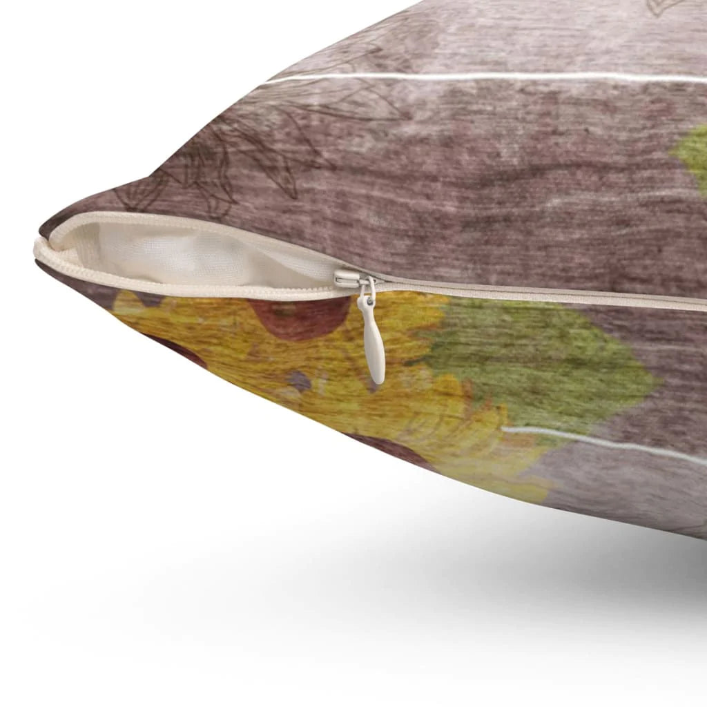 Jesus Pillow - Begin each day with a grateful heart Christian pillow