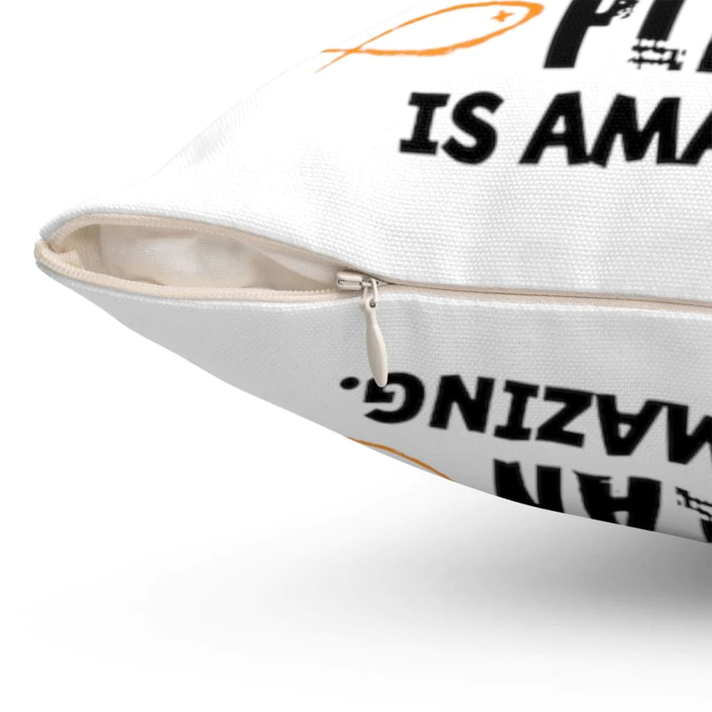 Jesus Pillow - Being a Christian is not easy Christian pillow