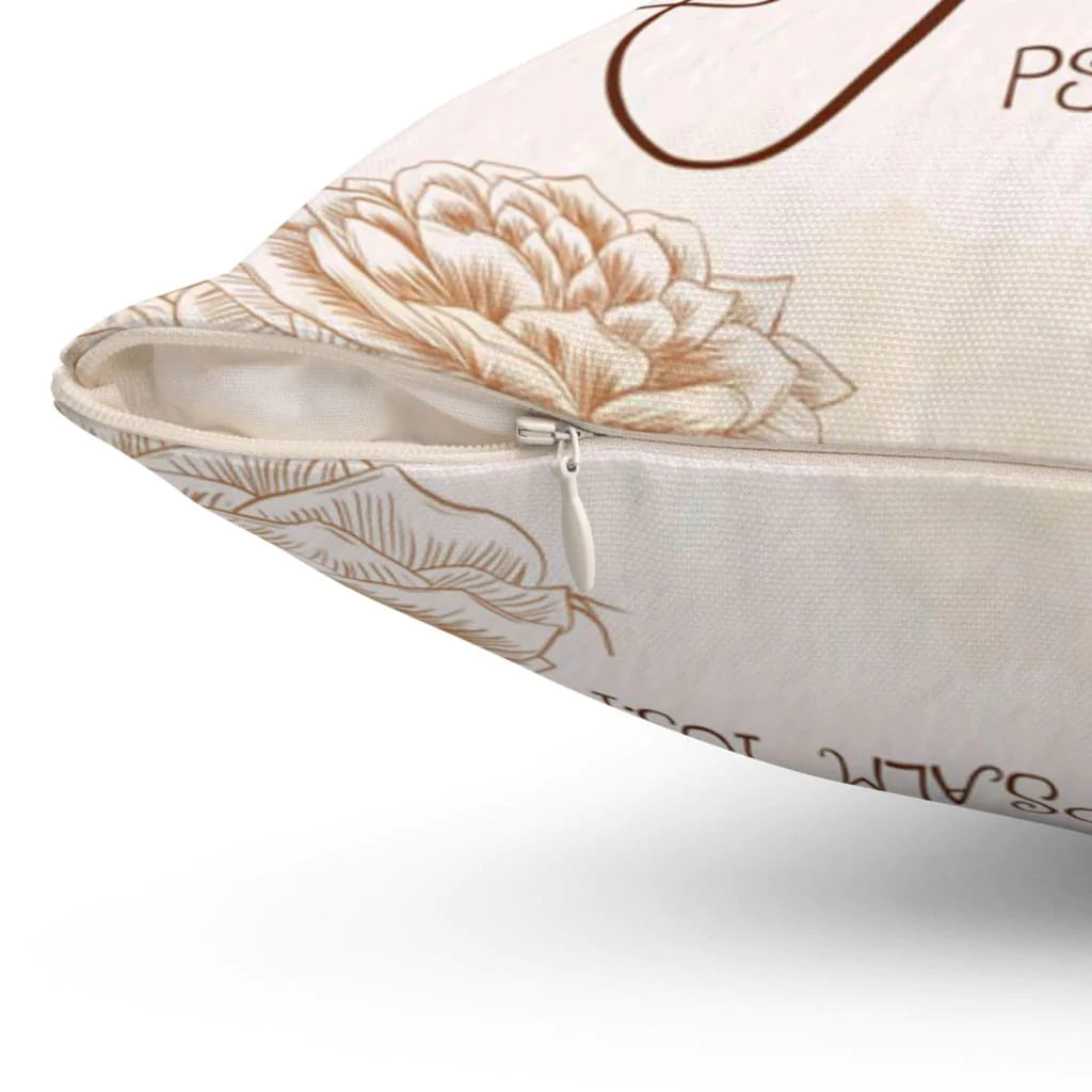 Bible Verse Pillow- Jesus Pillow- Gift For Christian- Bless The Lord O My Soul Psalm 103:1 Pillow