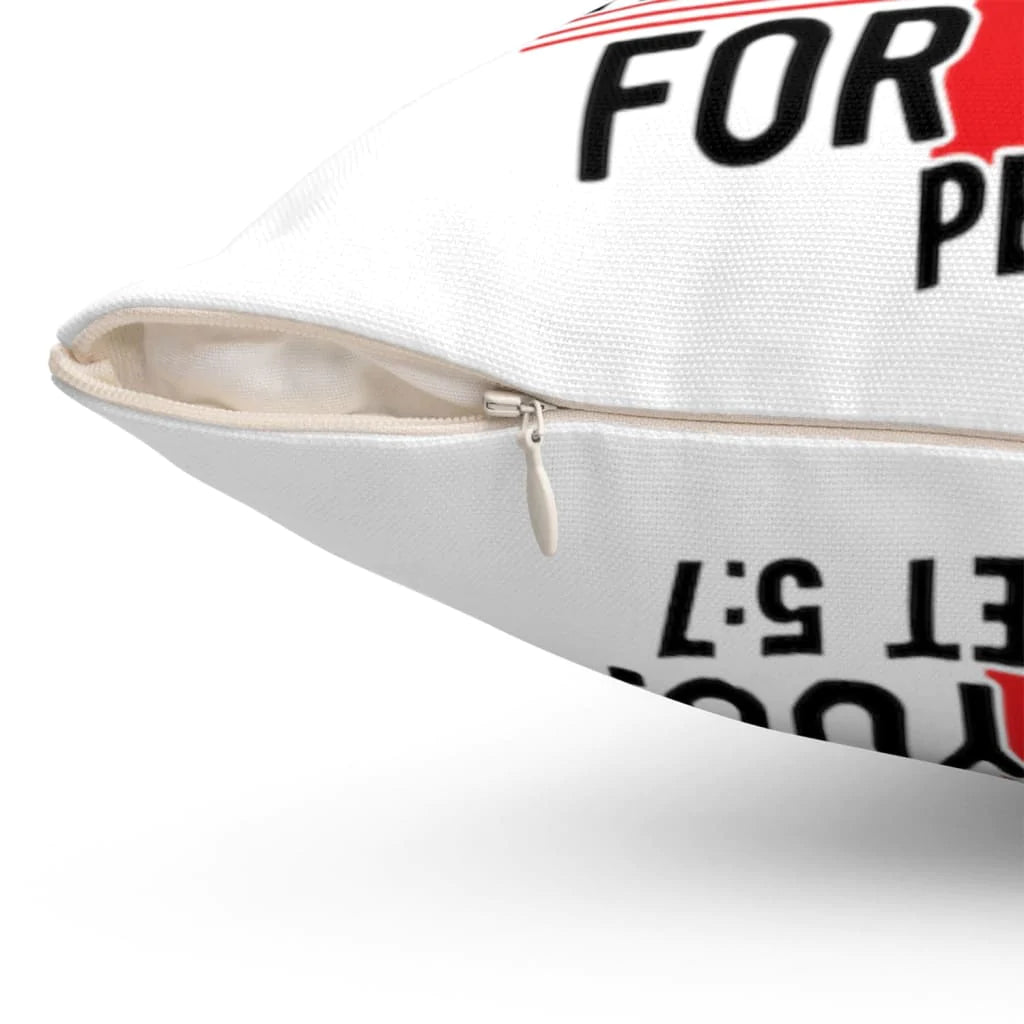 Bible Verse Pillow - Jesus Pillow - Gift For Christian - Cast All Your Anxiety On Him Because He Cares For You Peter 5:7 Pillow