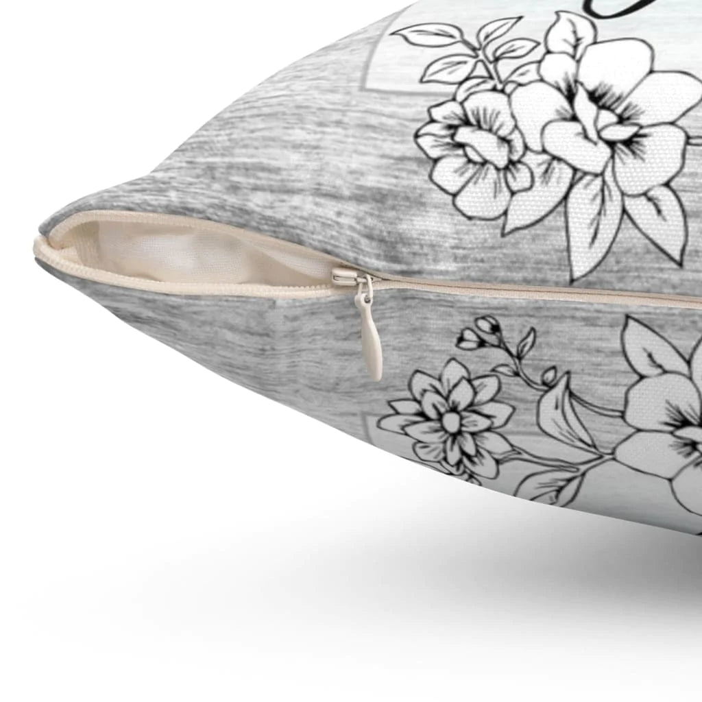 Jesus Pillow - Wreath Pillow - Gift For Christian - Comparison is the thief of joy Throw Pillow