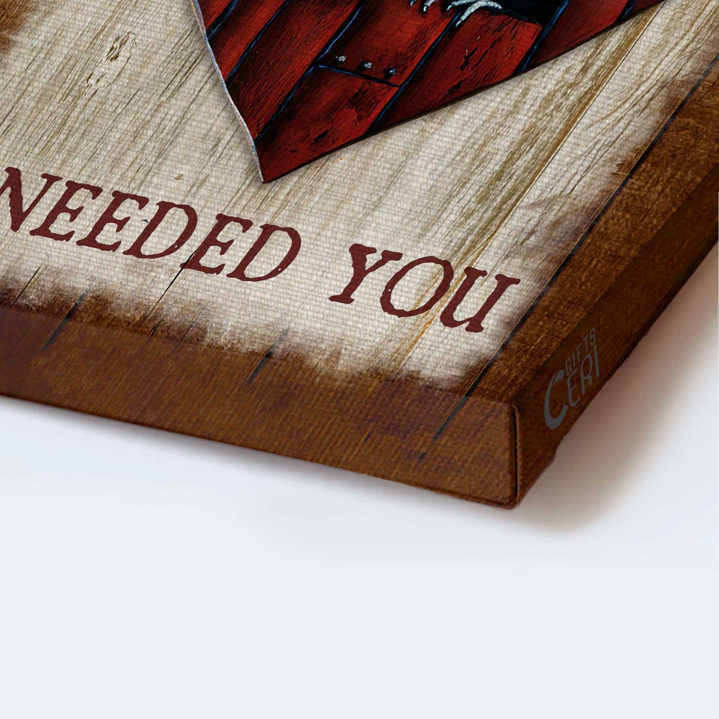 Jesus Portrait Canvas - White Chicken Couple, Red Heart, Vintage Background, Rooster Hen Canvas - Gift For Christian - God Knew I Needed You Canvas