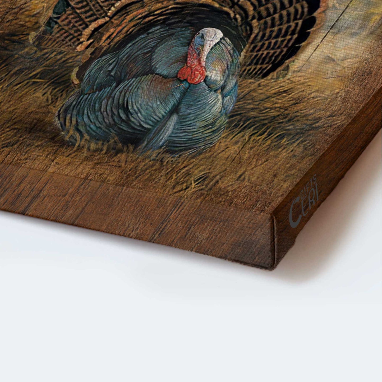 Jesus Portrait Canvas - Turkey Painting, Rice Field Canvas - Gift For Christian - Be Still And Know That I Am God Canvas