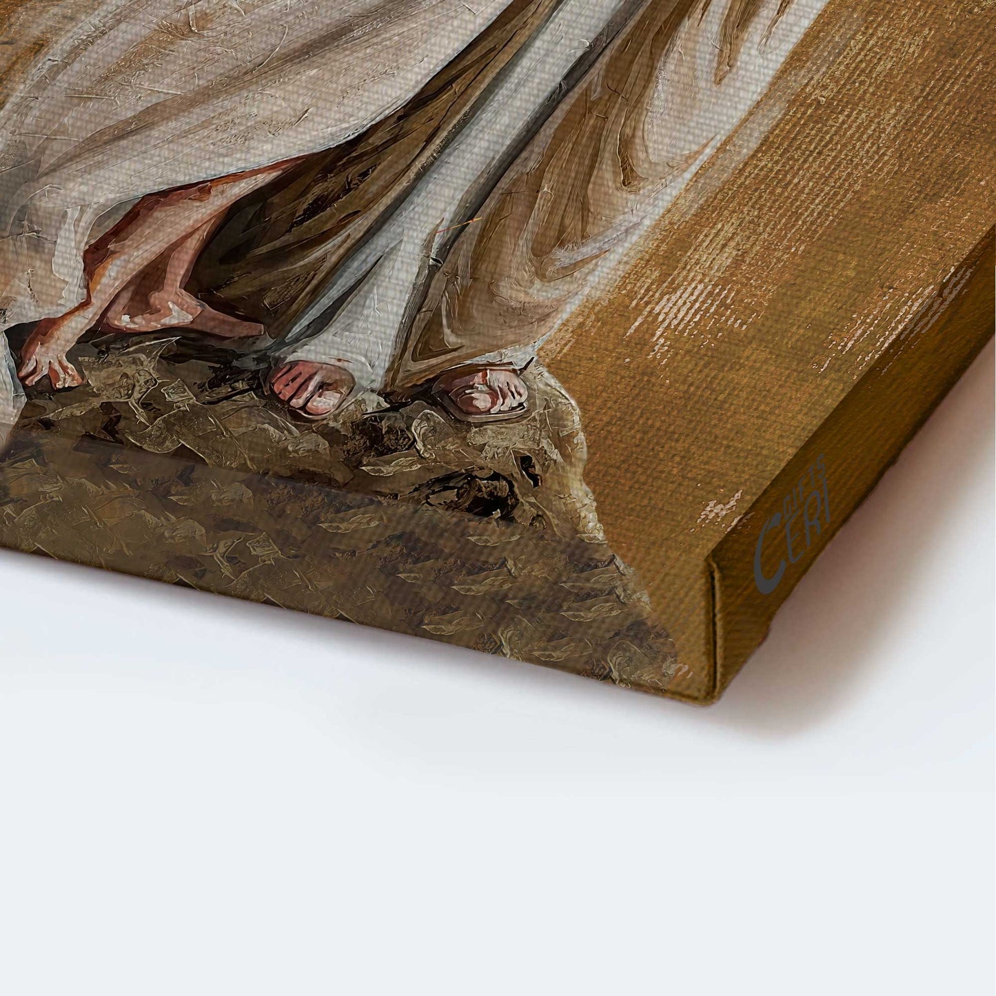 Jesus Portrait Canvas - The Savior, Jesus Hug, Jesus Painting, In The Arms Of His Love - Gift For Christian