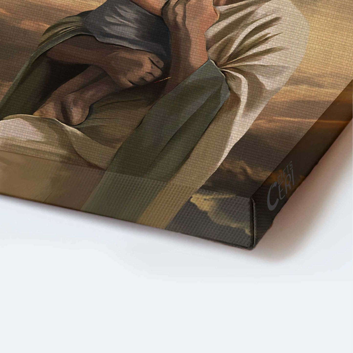 Jesus Portrait Canvas - The Life Of Jesus, White Dove, Jesus Painting, Jesus With Child Canvas - Gift For Christian