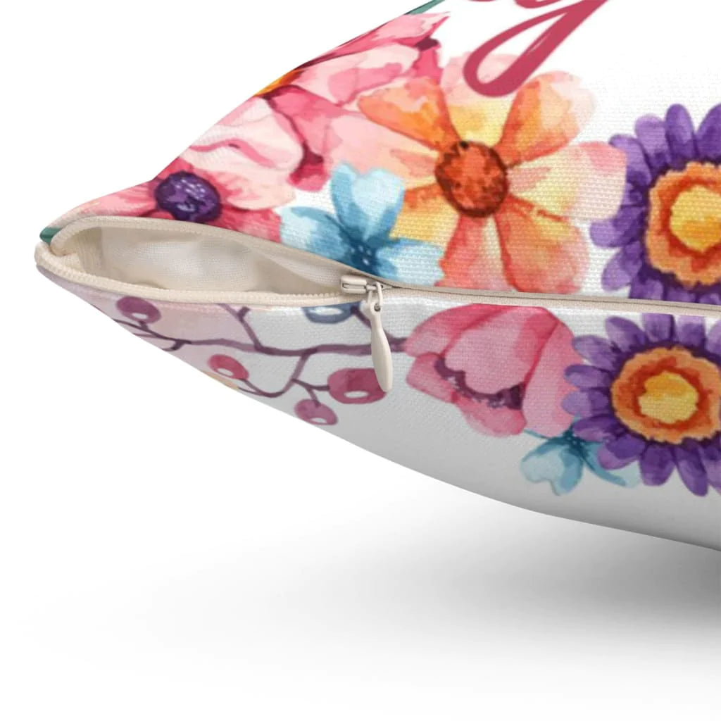 Bible Verse Pillow- Jesus Pillow - Gift For Christian - Glory In The Highest Christian Pillow