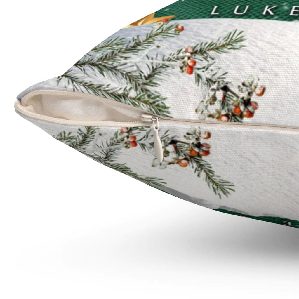 Bible Verse Pillow - Jesus Pillow- Gift For Christian - Glory To God In The Highest Christian Pillow