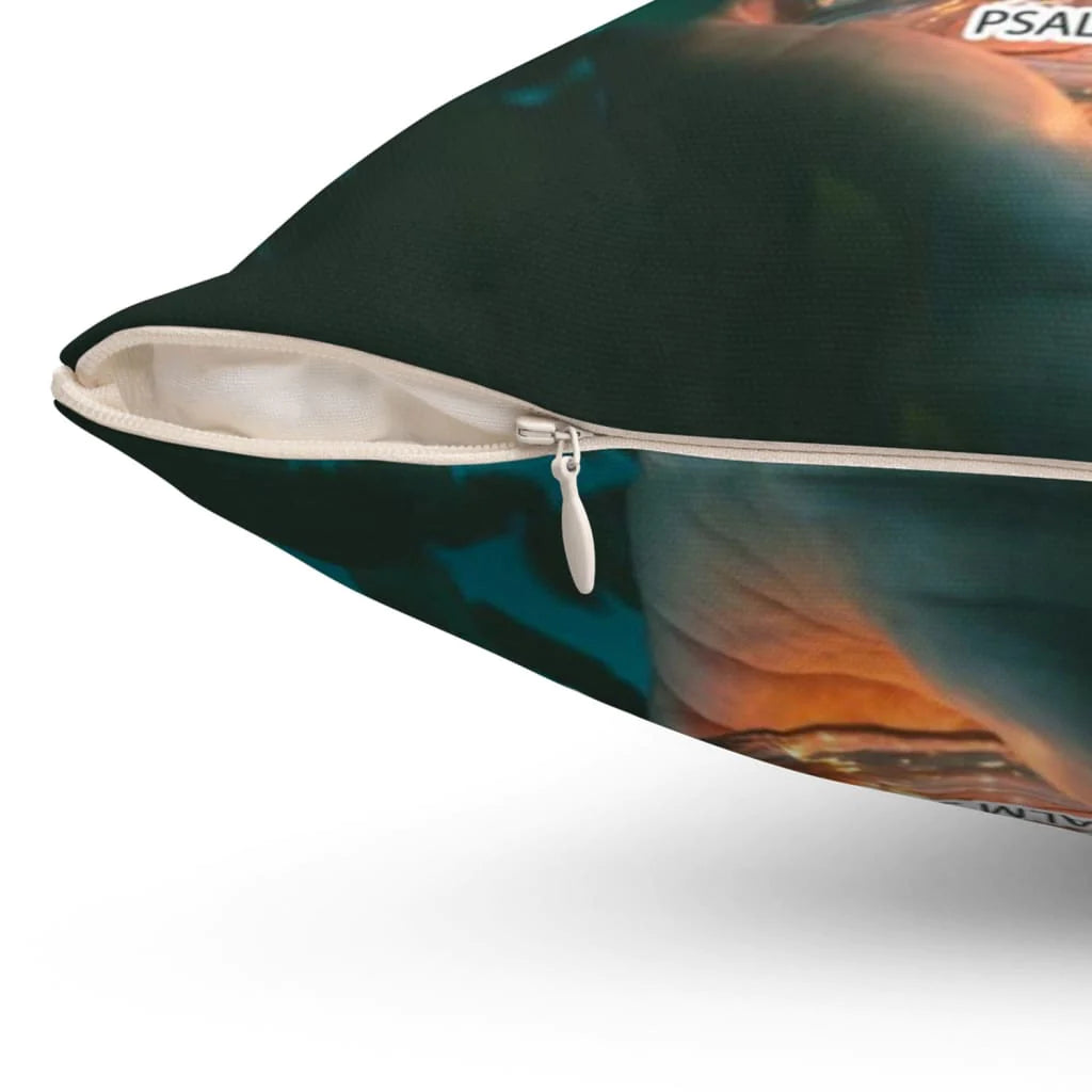 Bible Verse Pillow - Jesus Pillow- Gift For Christian- God Collects Your Tears Psalm 56:8 Pillow