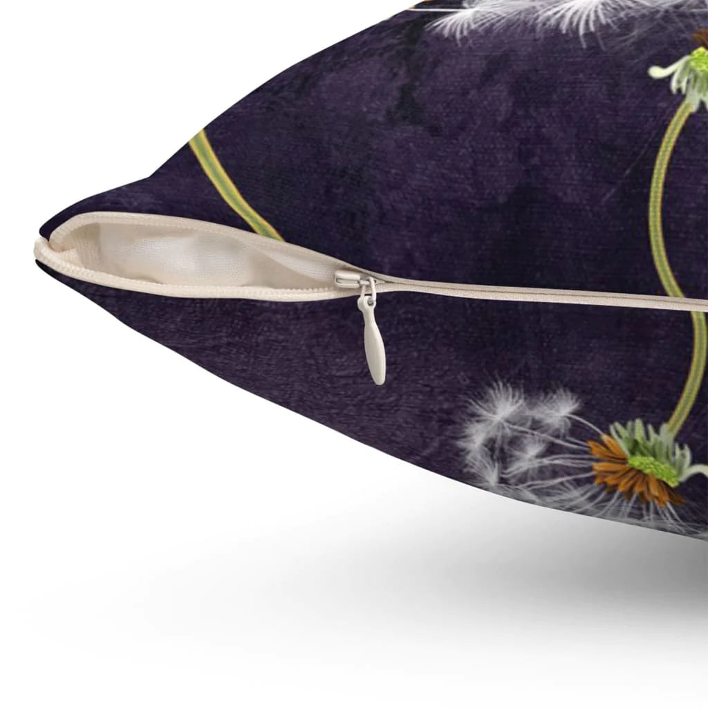 Bible Verse Pillow - Jesus Pillow- Dandelion, White Butterfly- Gift For Christian - God Is Bigger Than Anything You Will Face Tomorrow Christian Pillow