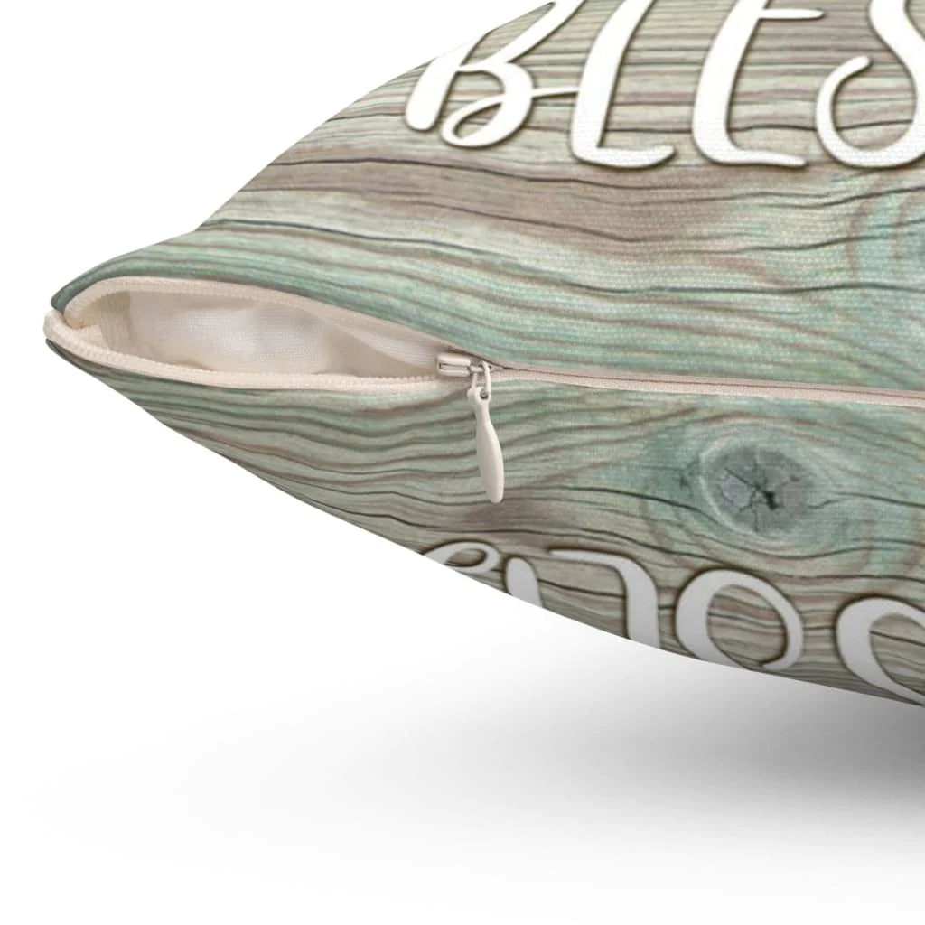 Bible Verse Pillow - Jesus Pillow - Gift For Christian - Grateful Thankful Blessed Christian Pillow