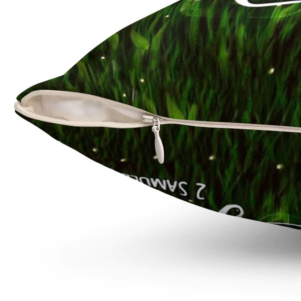 Bible Verse Pillow - Jesus Pillow - Firefly, Beautiful Night - Gift For Christian - He Turns My Darkness Into Light 2 Samuel 22:29 Christian Pillow