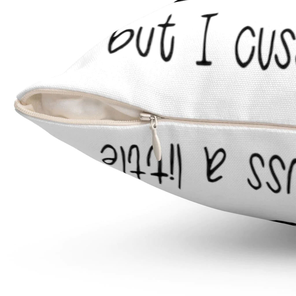 Jesus Pillow - Christian Pillow - Gift For Christian - I love Jesus but I cuss a little Pillow
