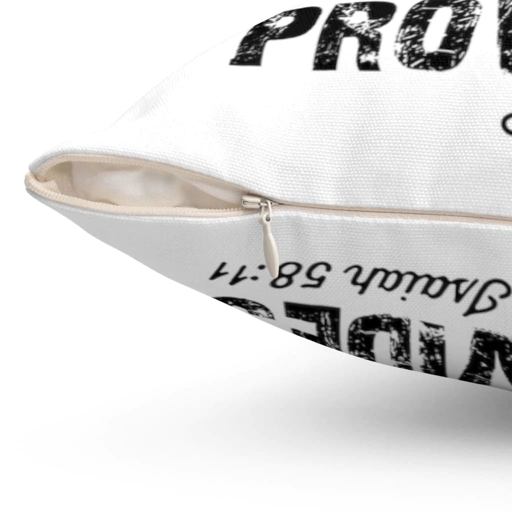 Bible Verse Pillow - Jesus Pillow - Gift For Christian - Isaiah 58:11 Where God guides he provides Pillow