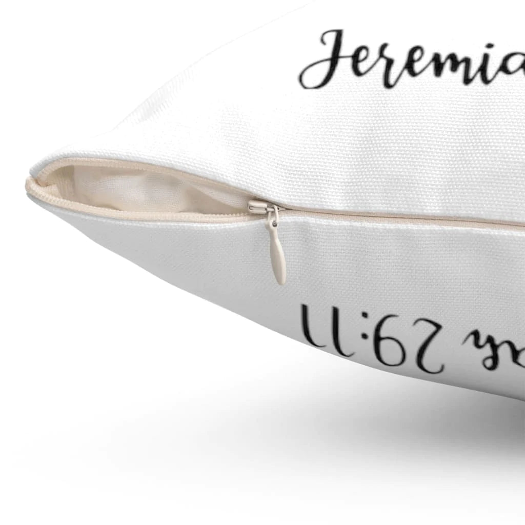 Bible Verse Pillow - Jesus Pillow - Christian, Faith Pillow - Gift For Christian - Jeremiah 29:11 His will His way my faith Pillow