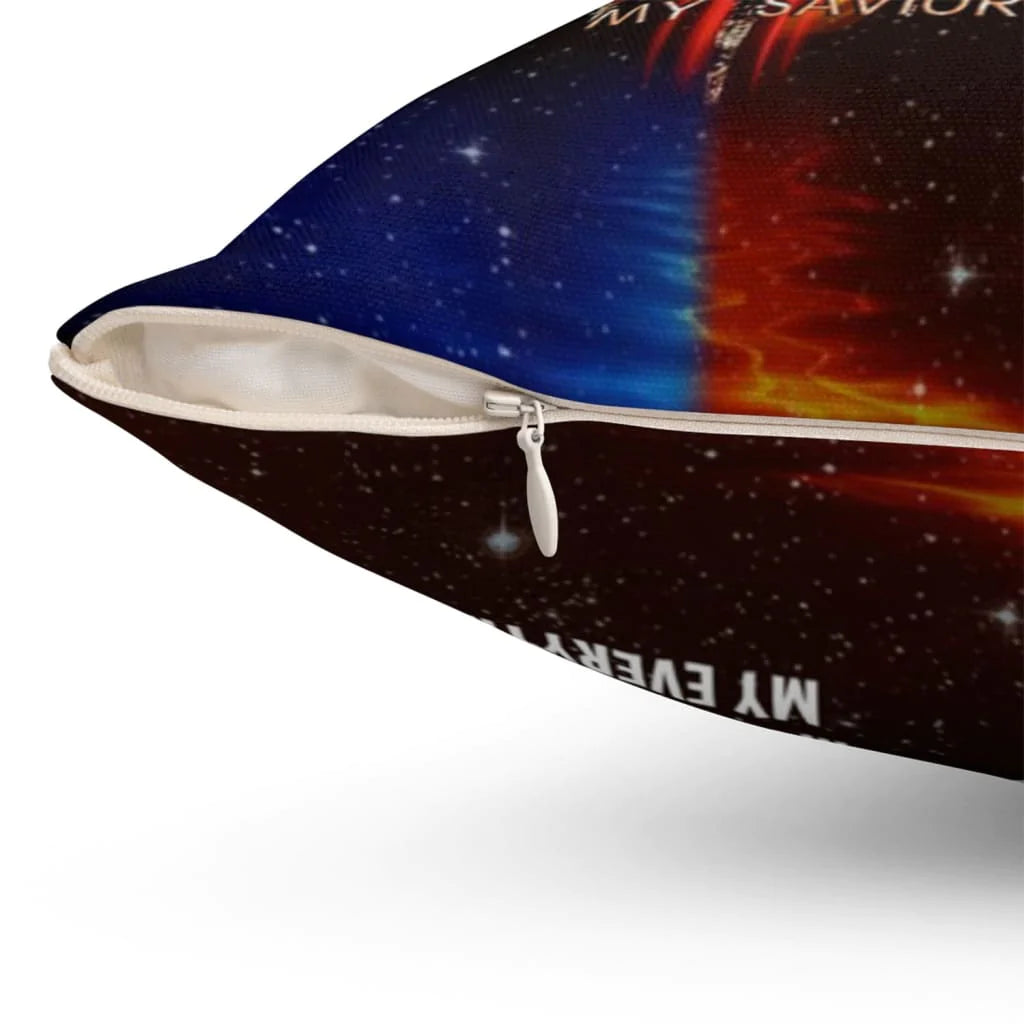 Jesus Pillow - Christian, Cross Pillow - Gift For Christian - Jesus my Lord my God my King my everything Pillow