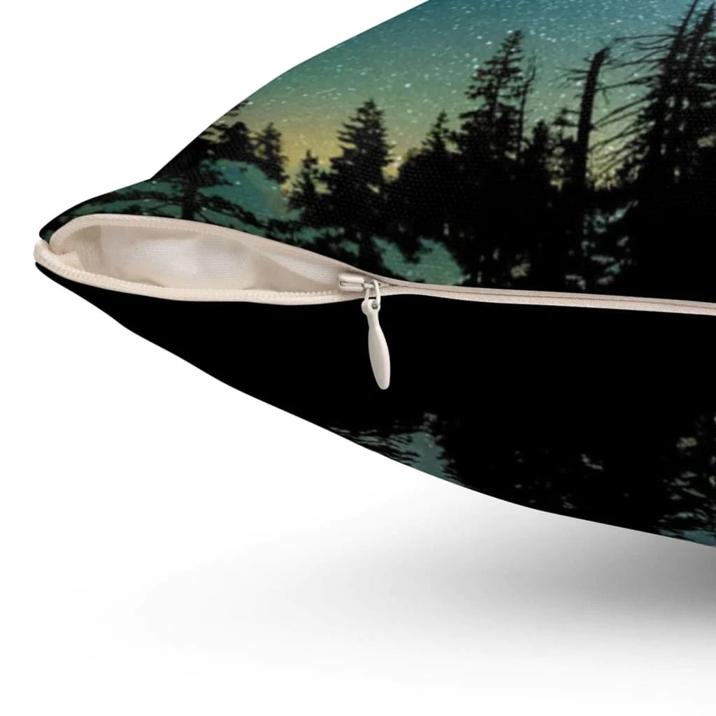 Jesus Pillow - Christian, Forest Pillow - Gift For Christian - Jesus you make the darkness tremble Pillow