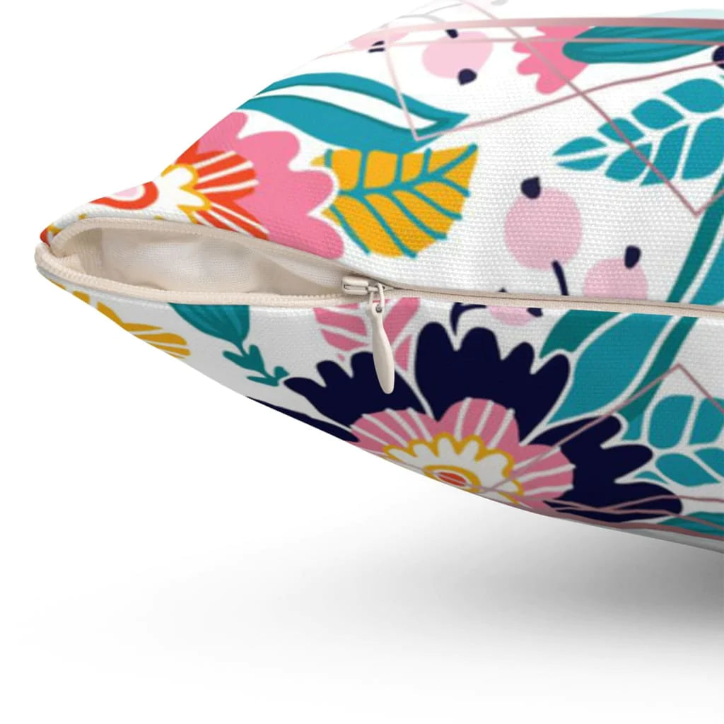 Bible Verse Pillow - Jesus Pillow - Christian, Flowers Pillow - Gift For Christian - John 14:1 Donβt let your heart be troubled Pillow