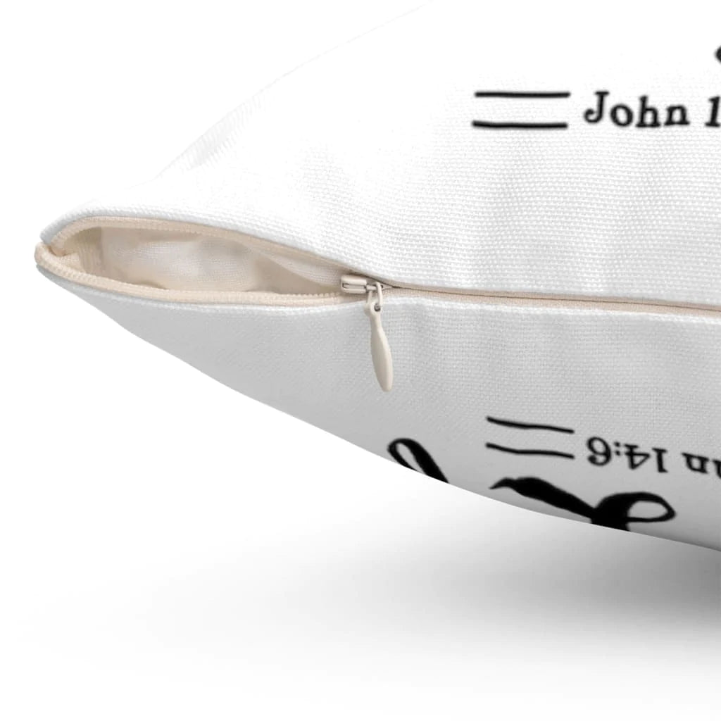 Jesus Pillow - Christian Pillow - Gift For Christian - John 14:6 Jesus the way the truth the life Pillow