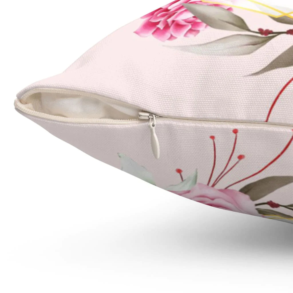 Bible Verse Pillow - Jesus Pillow - Christian, Wreath Pillow - Gift For Christian - John 15:4 Abide in me and I in you Pillow