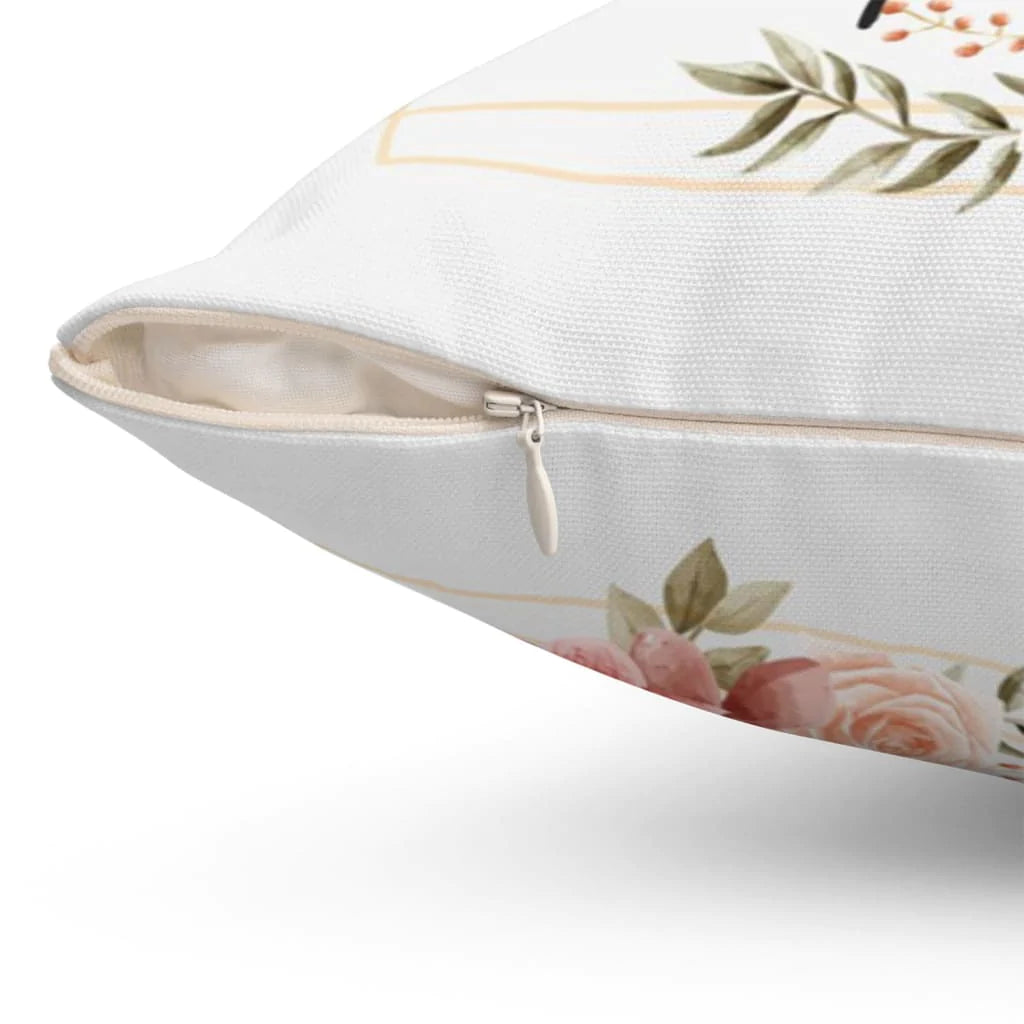 Jesus Pillow - Christian, Wreath Pillow - Gift For Christian - Just enough grace for today Pillow