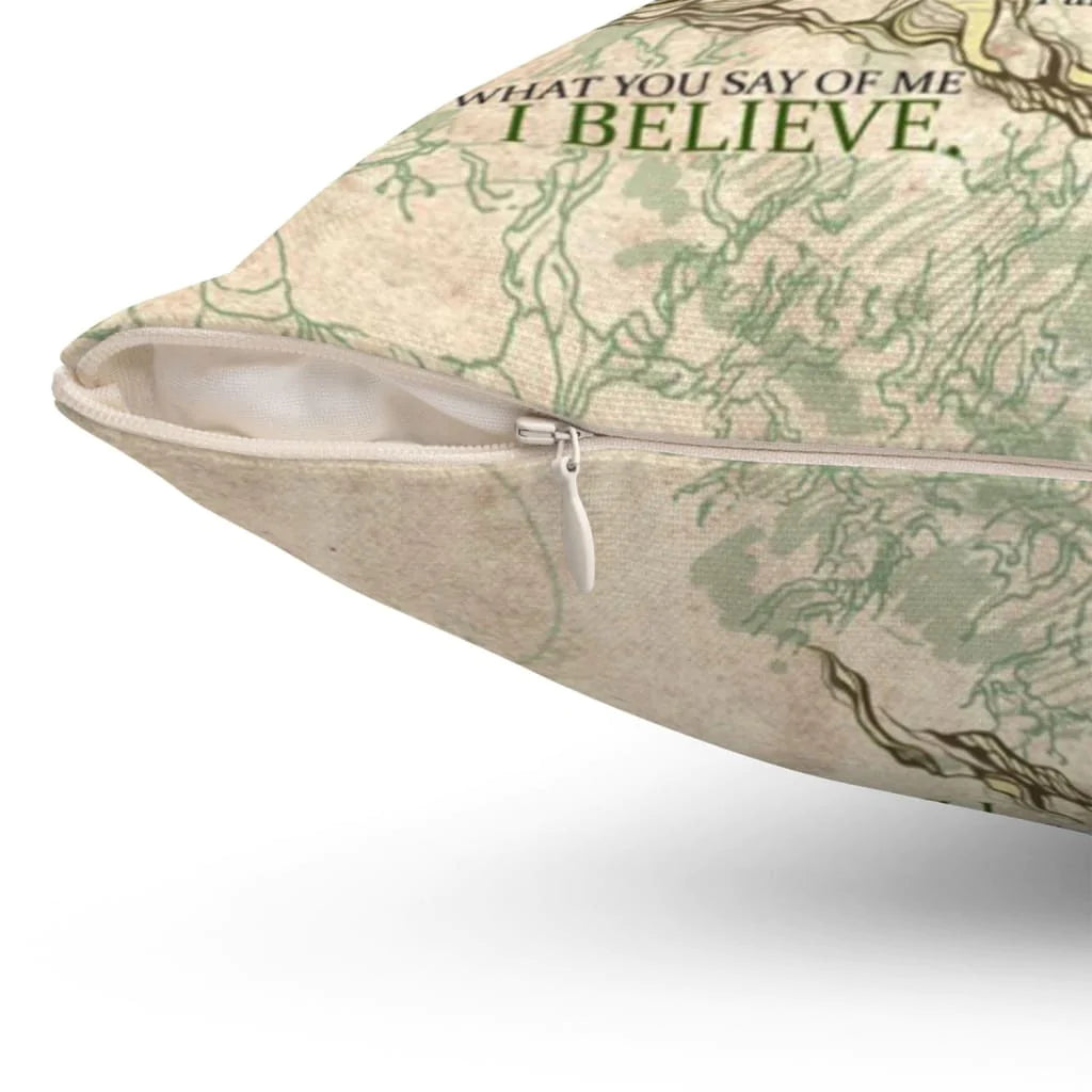 Jesus Pillow - Christian, Lyrics Pillow - Gift For Christian - Lauren Daigle You Say Pillow