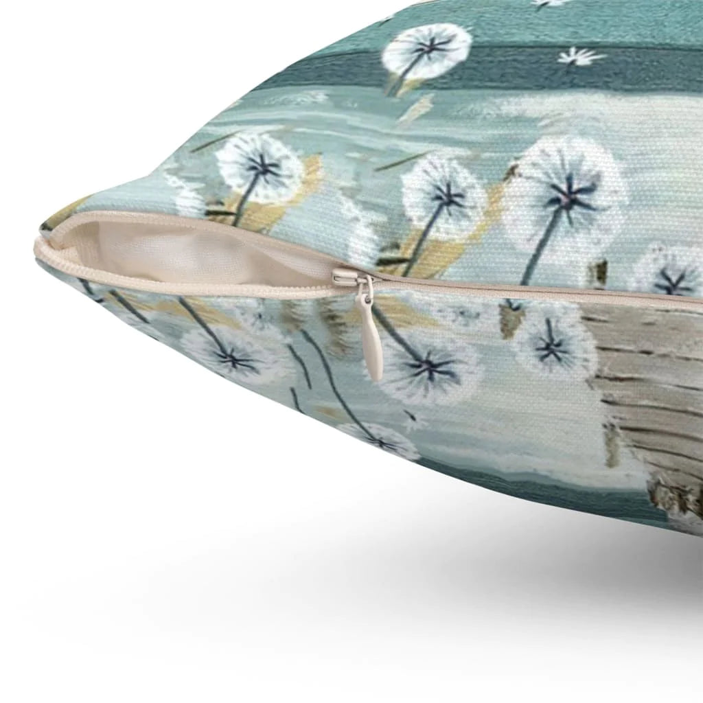 Jesus Pillow - Christian, Lighthouse, Dandelion Pillow - Gift For Christian - Let Go Let God Pillow