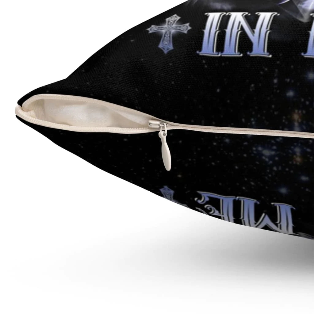 Bible Verse Pillow - Jesus Pillow - Jesus's Hand - Gift For Christian - Lord Let Them See You In Me Christian Pillow