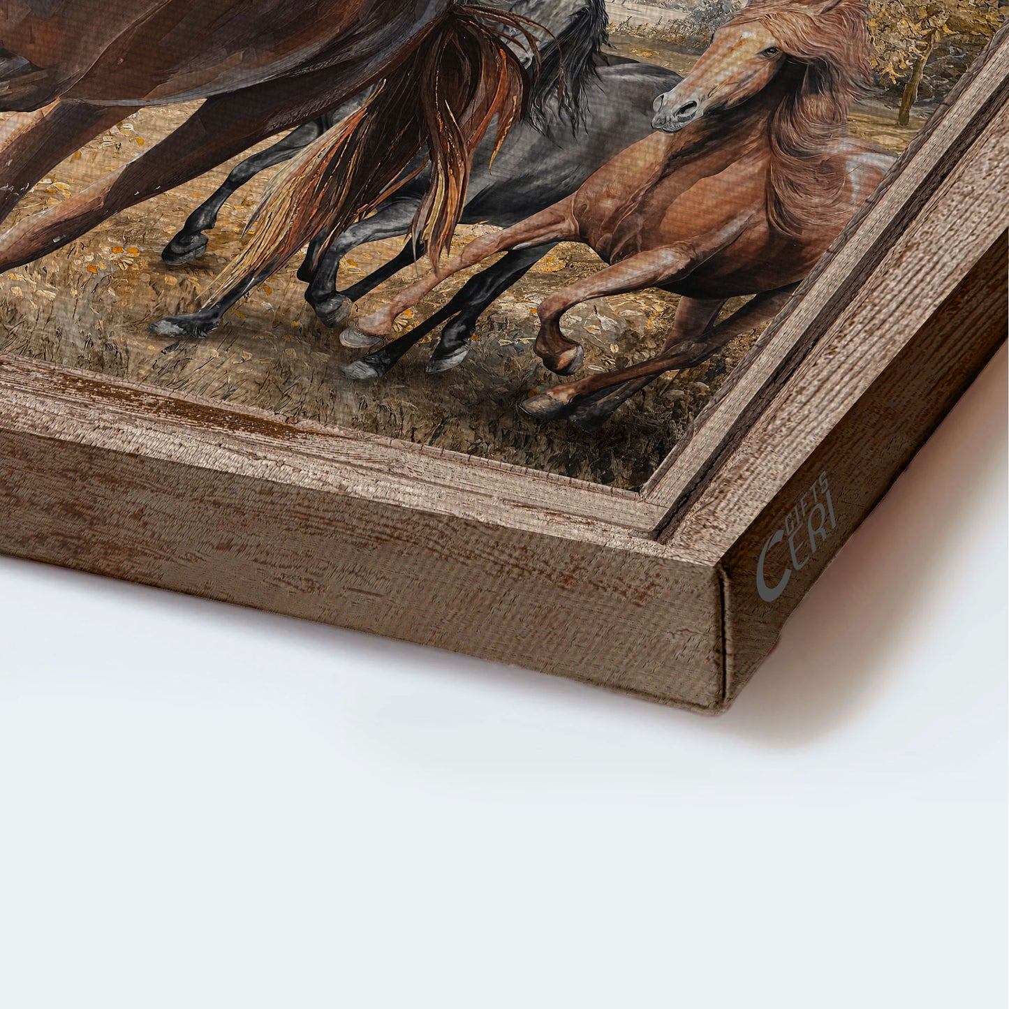 Jesus Landscape Canvas - American Quarter Horse, Running horse, Meadow land Landscape Canvas - Gift For Religious Christian