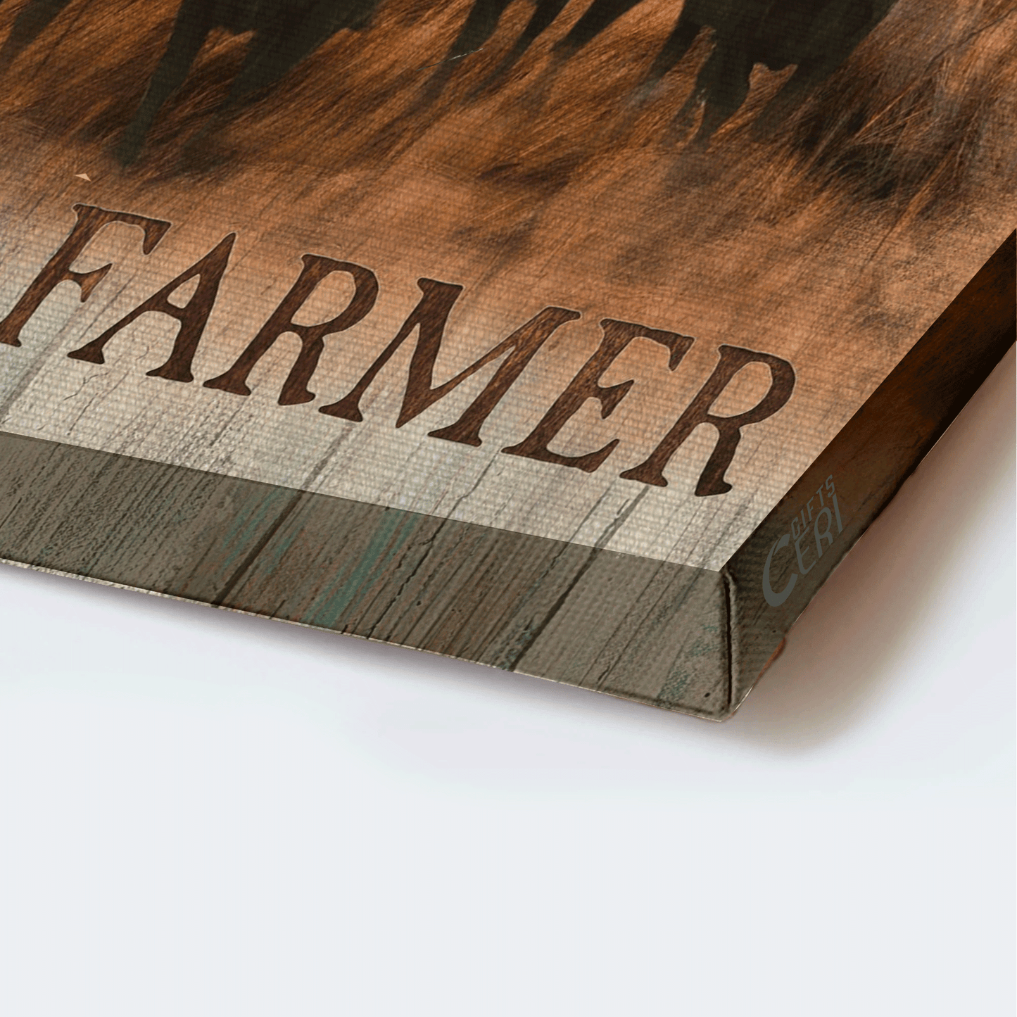 Jesus Landscape Canvas- Aberdeen Angus Canvas, Tranquil Farm Landscape Canvas- Gift For Religious Christian- God Looked Down On His Planned Paradise