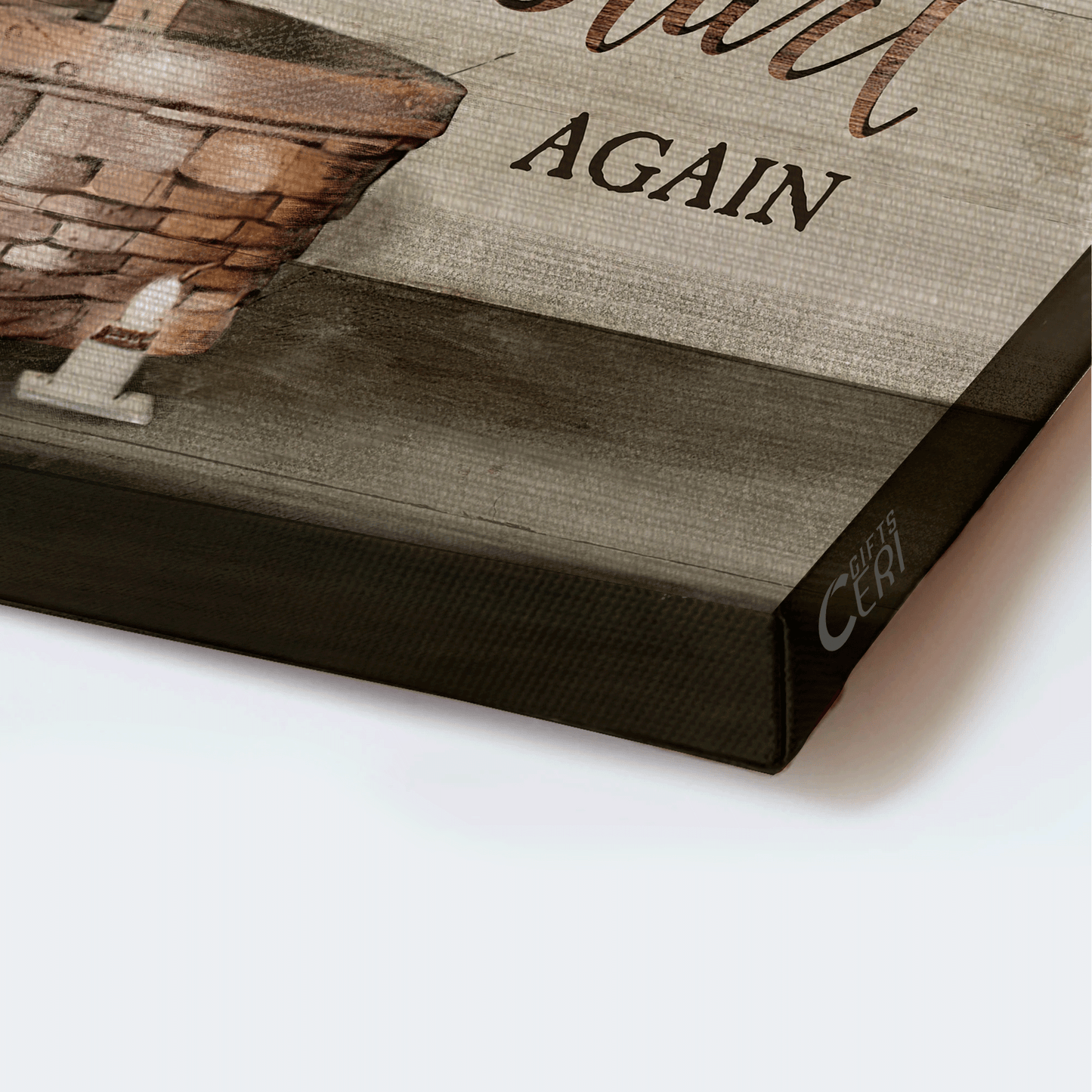 Jesus Landscape Canvas - Little basket, Cotton Flower, Butterfly Landscape Canvas - Gift For Christian - Every day is a new beginning Landscape Canvas