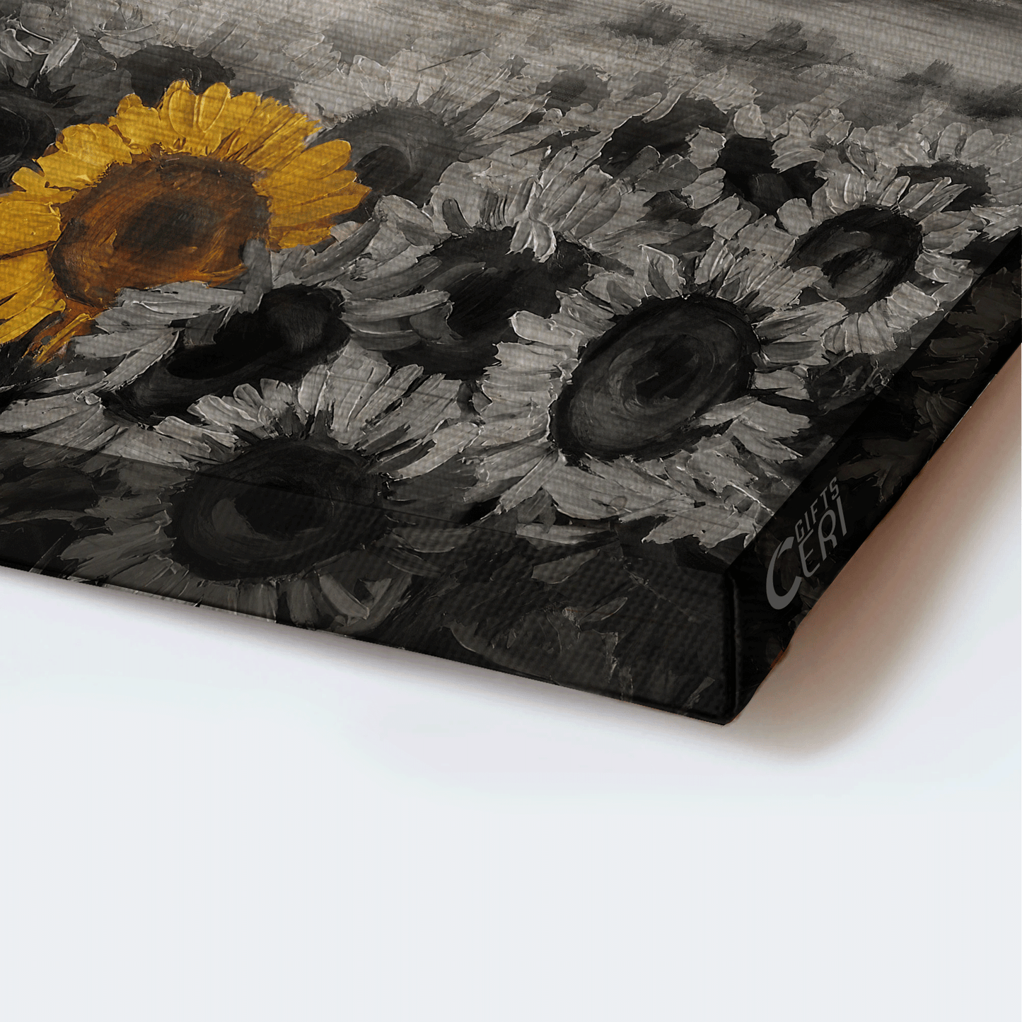 Jesus Landscape Canvas- Black and white painting, Unique sunflower, US flag - Gift for Christian- Today I choose joy - Landscape Canvas Prints, Christian Wall Art