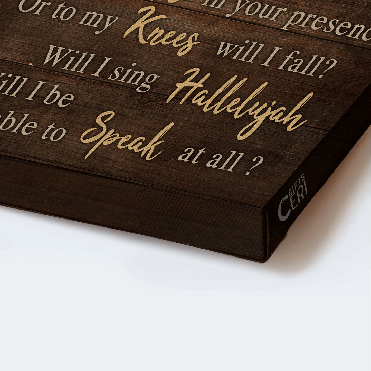 Jesus Landscape Canvas - The Old Rugged Cross, Daisy Flower Field Canvas - Gift For Christian - I Can Only Image Canvas