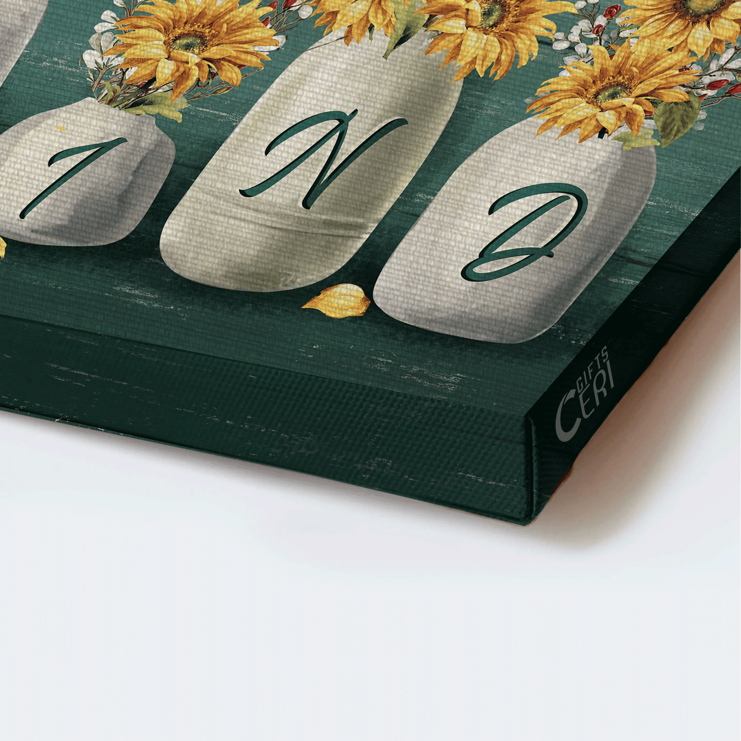 Jesus Landscape Canvas - Sunflower Vase, Butterfly Canvas - Gift For Christian - In A World Where You Can Be Anything Canvas