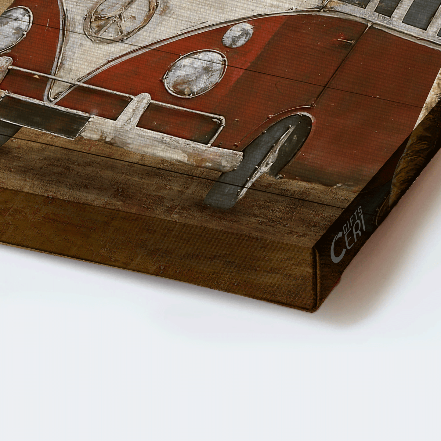 Jesus Landscape Canvas - Vintage Bus, Summer Vibe, Pretty Sunset Canvas - Gift For Christian - Today I Choose Joy Canvas