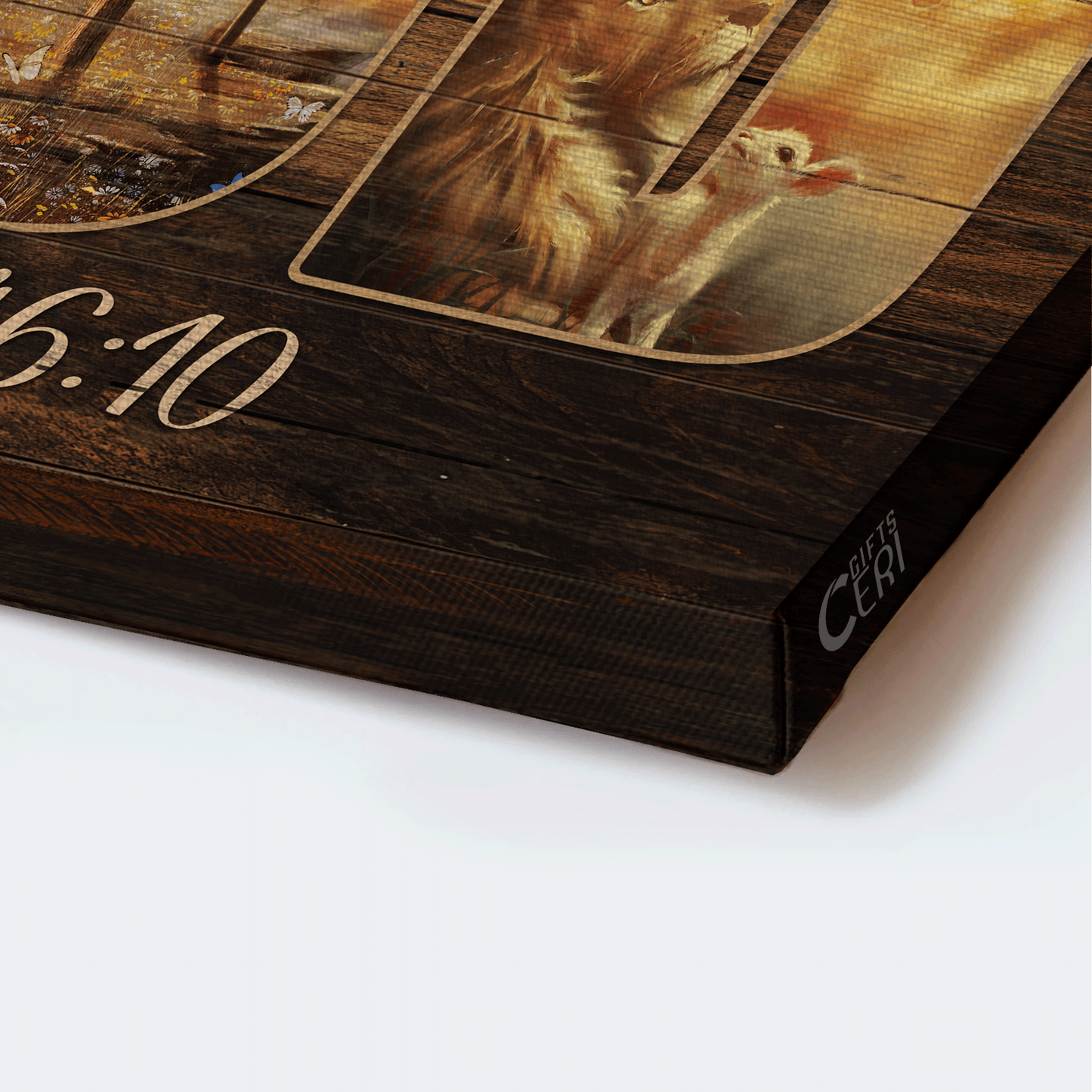 Jesus Landscape Canvas - Lion of Judah, The amazing spirit Landscape Canvas - Gift For Christian - Be still and know that I am God Landscape Canvas